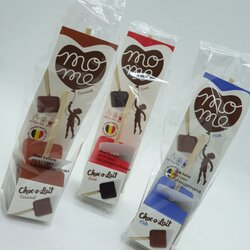 Sucettes chocolat chaud